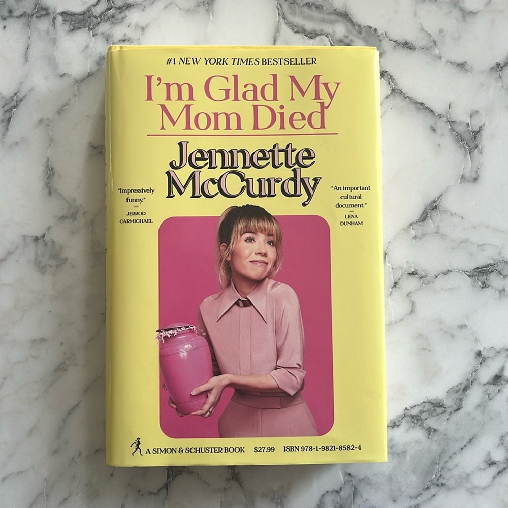 Book “I’m Glad My Mom Died” by Jennette McCurdy